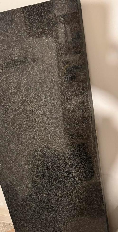 2 aanrecht bladen natuursteen, Huis en Inrichting, Keuken | Keukenelementen, Zo goed als nieuw, Minder dan 100 cm, 25 tot 50 cm