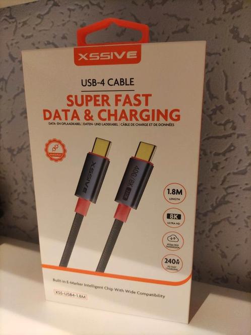 Thunderbolt 4 (USB c 4), Computers en Software, Pc- en Netwerkkabels, Nieuw, Ophalen of Verzenden