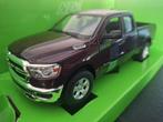 Dodge RAM 1500 2019 Schaal 1:24, Hobby en Vrije tijd, Modelauto's | 1:24, Auto, Nieuw, Ophalen of Verzenden, Welly