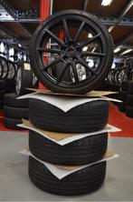 18" Mini Cooper Velgen 5x112 + Zomerbanden + TPMS, Niet ingevuld, 18 inch, Gebruikt, Banden en Velgen