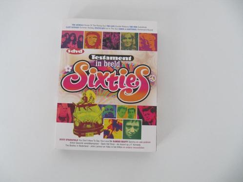 5 dvd box Testament van de Sixties in beeld 60's videoclips, Cd's en Dvd's, Dvd's | Muziek en Concerten, Zo goed als nieuw, Alle leeftijden