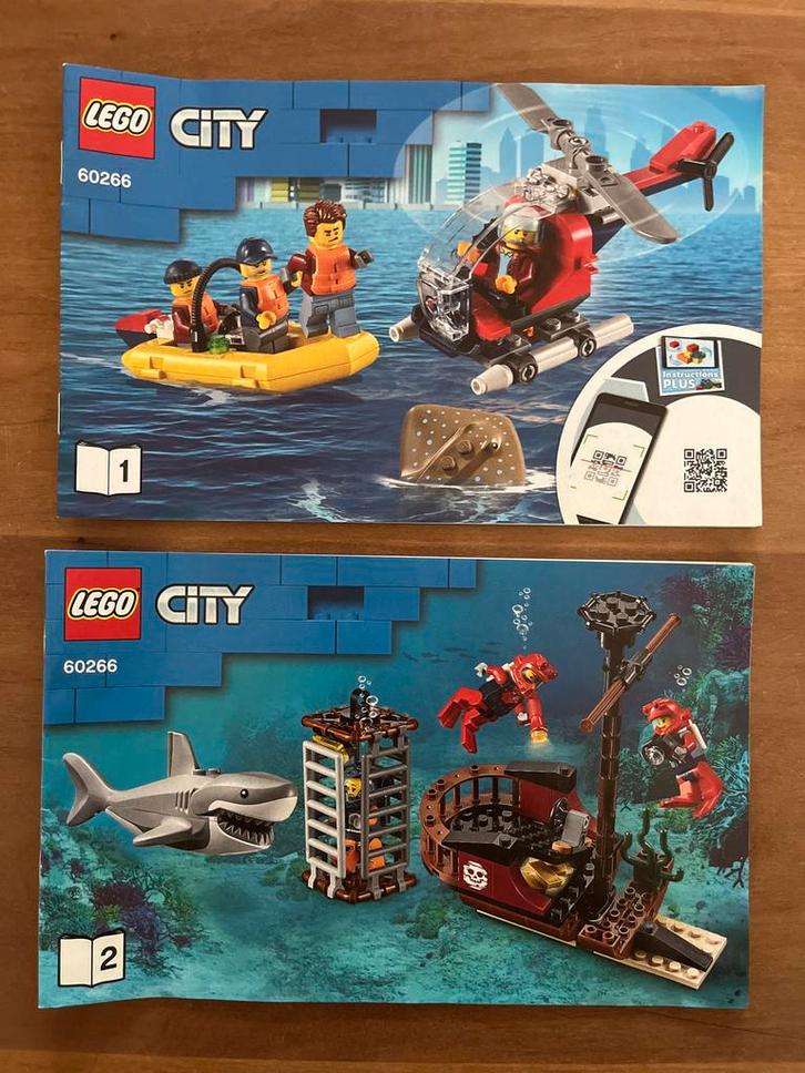 LEGO City 60266 Oceaan Onderzoekschip, Kinderen en Baby's, Speelgoed | Duplo en Lego, Zo goed als nieuw, Lego, Complete set, Ophalen of Verzenden