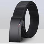 Nieuwe zwarte riem "RWB" m/snelsluiting (one click system), Kleding | Heren, Riemen en Ceinturen, Verzenden, Nieuw, Zwart, 115 cm of meer