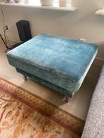 Blauwe Hocker / Voetenbank, Minder dan 50 cm, Gebruikt, Vierkant, Ophalen of Verzenden