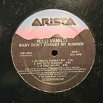 Milli Vanilli - Baby Don't Forget My Number 12inch Maxisingl, Ophalen of Verzenden, 12 inch, Maxi-single