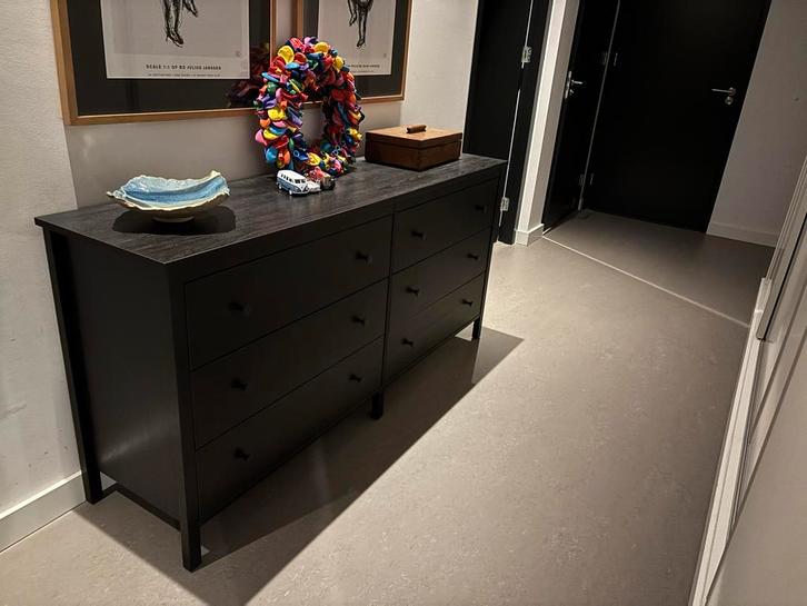 IKEA Koppang Zwartbruin Ladekast - Zo Goed Als Nieuw!, Huis en Inrichting, Kasten | Dressoirs, Zo goed als nieuw, 150 tot 200 cm