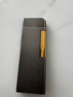 Charles Jourdan Lighter Art Deco Stripe Silvertone Japan, Verzamelen, Ophalen of Verzenden, Zo goed als nieuw, Aansteker