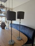 2 Tafellampen incl.kap, Ophalen of Verzenden, Zo goed als nieuw, Overige materialen, 50 tot 75 cm