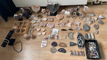 Edelstenen/mineralen verzameling/partij beschikbaar voor biedingen
