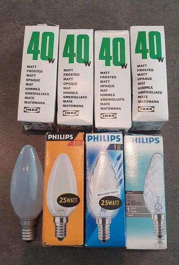 8 Gloeilampen Kaarsmodel - IKEA & Philips beschikbaar voor biedingen