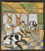 keramisch wandplastiek Westraven Slager Porceleyne Fles, Antiek en Kunst, Ophalen of Verzenden