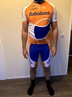 Vintage Rabo Agu wieler outfit, Ophalen of Verzenden, Hardlopen of Fietsen, Maat 48/50 (M), Blauw