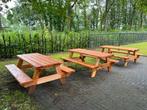 Douglas picknick bank 1.80 tot 5.00 meter LAAGSTE PRIJS, Nieuw, Rechthoekig, Ophalen of Verzenden, Hout
