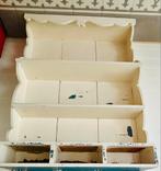 Opzetkast, keuken/speelgoed/bureau, wit, hout, landelijk, Antiek en Kunst, Ophalen