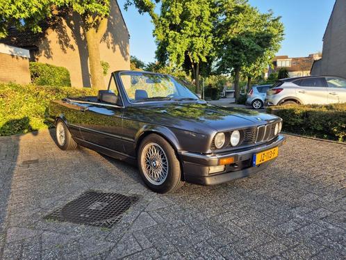 BMW 320i E30 Cabrio uit 1990 Sebringgrau metallic, Auto's, BMW, Particulier, 3-Serie, Boordcomputer, Centrale vergrendeling, Elektrische buitenspiegels