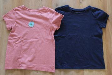 2 T-shirts van Next 134 beschikbaar voor biedingen