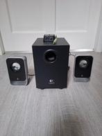 Logisch LS21 Speakers met Aux & Volumeregelaar, Audio, Tv en Foto, Luidsprekers, Overige merken, Gebruikt, Ophalen of Verzenden