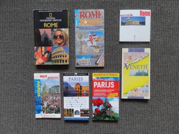 7 steden gidsen Parijs (3x) Rome (3x)  en Venetie beschikbaar voor biedingen