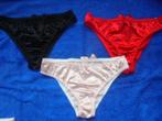 3 satijn slipjes (kan ook voor de heren), Verzenden, Overige kleuren, Slip