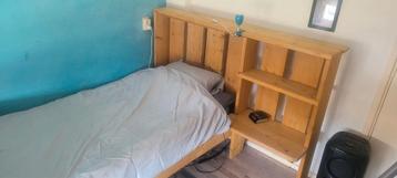 Bed van steigerhout 