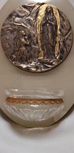 antiek wijwaterbakje 18 x 12 cm, Antiek en Kunst, Ophalen of Verzenden