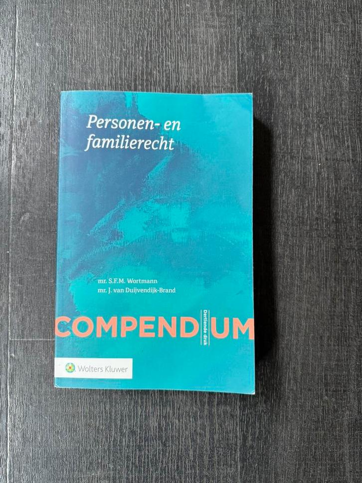 Compendium van het personen- en familierecht, Boeken, Wetenschap, Zo goed als nieuw, Ophalen of Verzenden