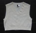 H&M spencer, gebreide top, maat S - M, off-white, Wit, Ophalen of Verzenden, Zo goed als nieuw, Maat 36 (S)