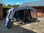 6 pers de wit bungalowtent grijs blauw, Caravans en Kamperen, Tenten, Ophalen of Verzenden, Gebruikt, Tot en met 6