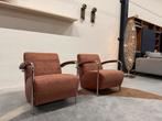 2 Nieuwstaat Leolux Scylla fauteuils memory Design Stoel