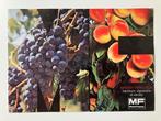 Massey Ferguson smalspoor trekker tractor folder brochure, Ophalen of Verzenden, Gelezen