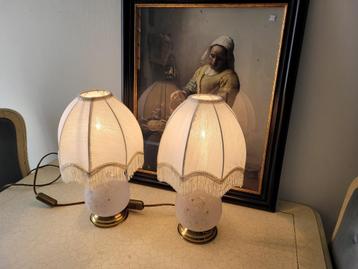 2 vintage Italiaanse tafellampen pst 19,95 beschikbaar voor biedingen