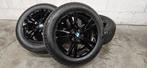 17" BMW 385 X1 X2 F48 F39 orig velgen RFT winterbanden TPMS, Gebruikt, Banden en Velgen, 17 inch, Personenwagen