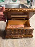 Geheime Sieradendoos - Handgemaakt, Ophalen, Nieuw, Overige houtsoorten, Minder dan 50 cm