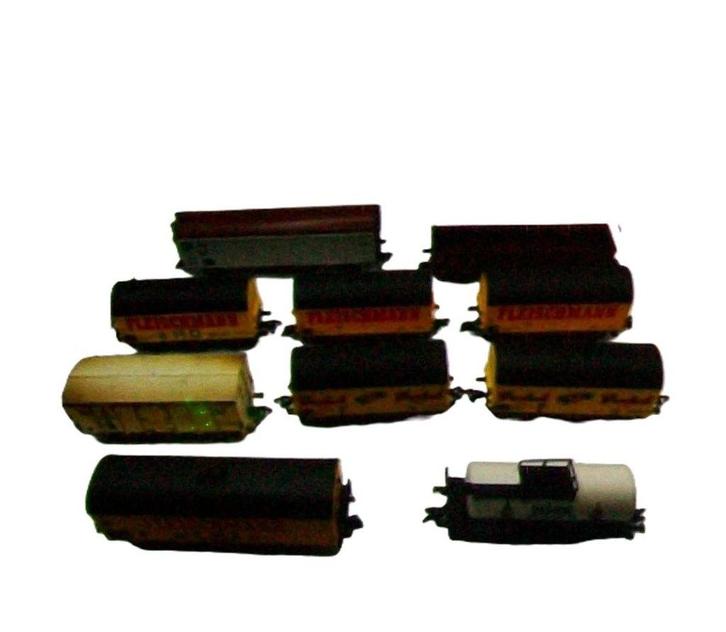 Fleischmann H0 - Model train freight wagon set, Hobby en Vrije tijd, Modeltreinen | H0, Zo goed als nieuw, Wagon, Gelijkstroom