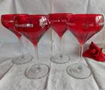 Piper Heidsieck | set van 4 Franse champagneglazen, Ophalen of Verzenden, Zo goed als nieuw, Overige typen