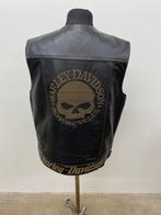 leren vest Harley davidson leeren, Motoren, Kleding | Motorkleding, Verzenden, Nieuw met kaartje, Jas | leer