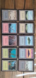 ALPHA basic land set in EX staat., Hobby en Vrije tijd, Verzamelkaartspellen | Magic the Gathering, Ophalen of Verzenden, Gebruikt