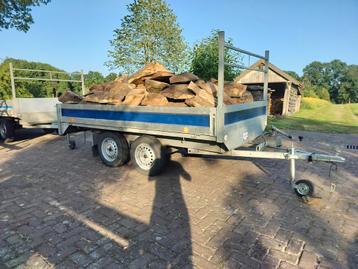 2.2 kuub eiken brandhout zelf kloven beschikbaar voor biedingen