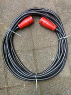Verlengkabel Neopreen 400V 32A 5x4mm2 15meter, Ophalen of Verzenden, Zo goed als nieuw, Kabel of Snoer