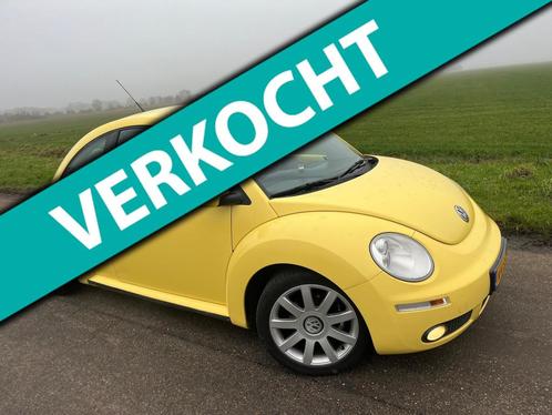 Volkswagen New Beetle 1.4-16V Trendline / leder airco faceli, Auto's, Volkswagen, Bedrijf, Te koop, Beetle (Kever), ABS, Airbags