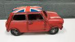 OLDTIMER MINI COOPER , VLAG , ENGELS , DECO , ENGELAND, Nieuw, Ophalen of Verzenden, Auto