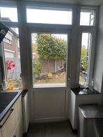 Deur dubbelglas, Doe-het-zelf en Verbouw, Kozijnen en Schuifpuien, Ophalen, Kunststof, Deurkozijn, Zo goed als nieuw