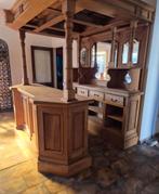 Complete Bar met Luifel en achterkast met spiegels, Huis en Inrichting, Ophalen, Zo goed als nieuw