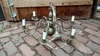 kroonluchter tin 6 arms, Huis en Inrichting, Ophalen, Gebruikt
