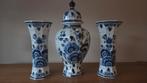 Delfts Blauw Vaas Set, Antiek en Kunst, Ophalen of Verzenden