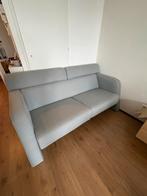 Licht grijsblauwe bank, Huis en Inrichting, Banken | Sofa's en Chaises Longues, Ophalen, Gebruikt, Minder dan 75 cm, 150 tot 200 cm