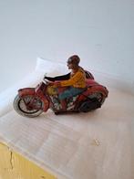 Oude Blikken Motor met zijspan opwinden nakijken zie foto's, Ophalen of Verzenden