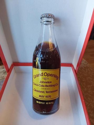 Coca Cola Fles Opening Cleveland Item A20 beschikbaar voor biedingen