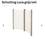Tuinscherm Luca 2x90x150 cms, zwart, hardhout, Tuin en Terras, Ophalen of Verzenden, Nieuw, Hout, 150 tot 200 cm