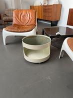 Bijzet tectuurtafel jaren 60 space age opal, Huis en Inrichting, Woonaccessoires | Krantenbakken en Lectuurbakken, Ophalen, .